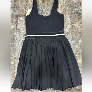 All In Motion Women’s Black Pleated Athletic Dress Size S Built-In Shorts NWT